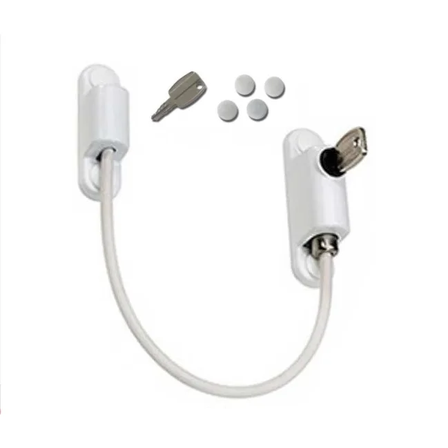 4 x blanc fenêtre porte bride de verrouillage de sécurité upvc enfant sécurité