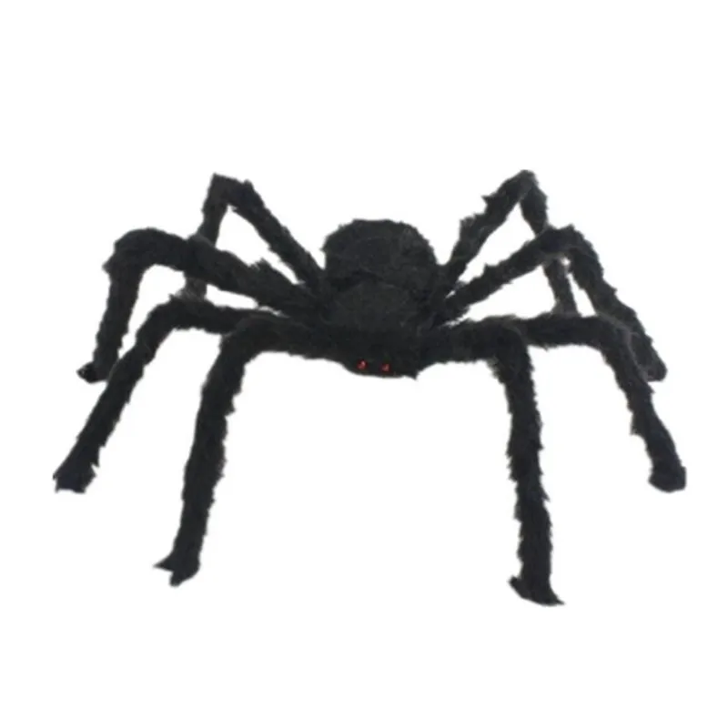 Oempromo long plush halloween party decoration spider