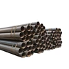 large diameter galvanized welded mild erw steel pipe with blue end cap price per meter