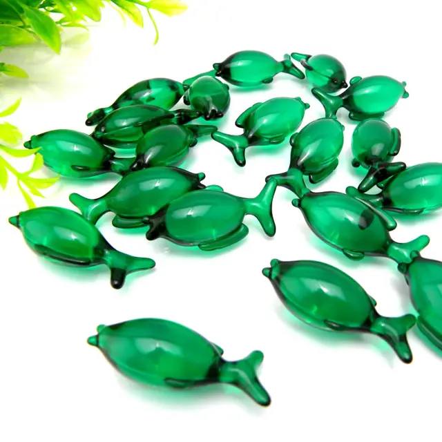 shaped bath oil beads with blue sea scents-fish shape bath beads