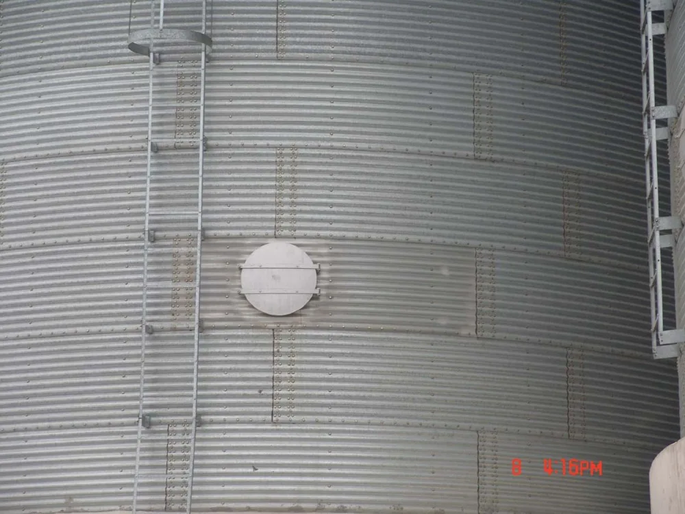 Flat bottom 10000ton grain pellets storage silos