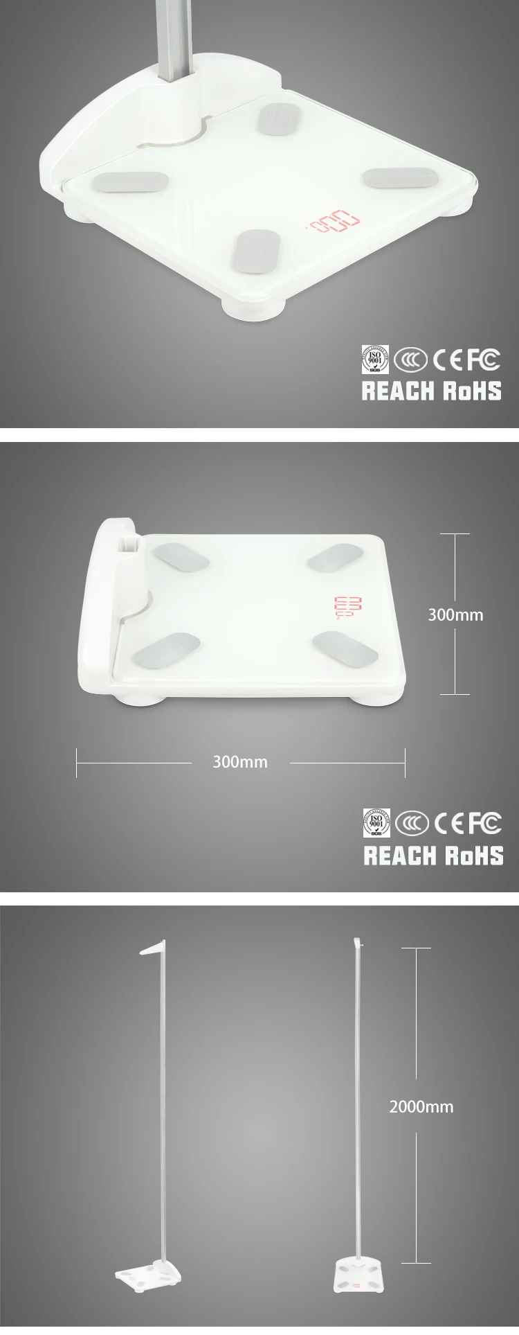 New design body analysis scale digital body scale