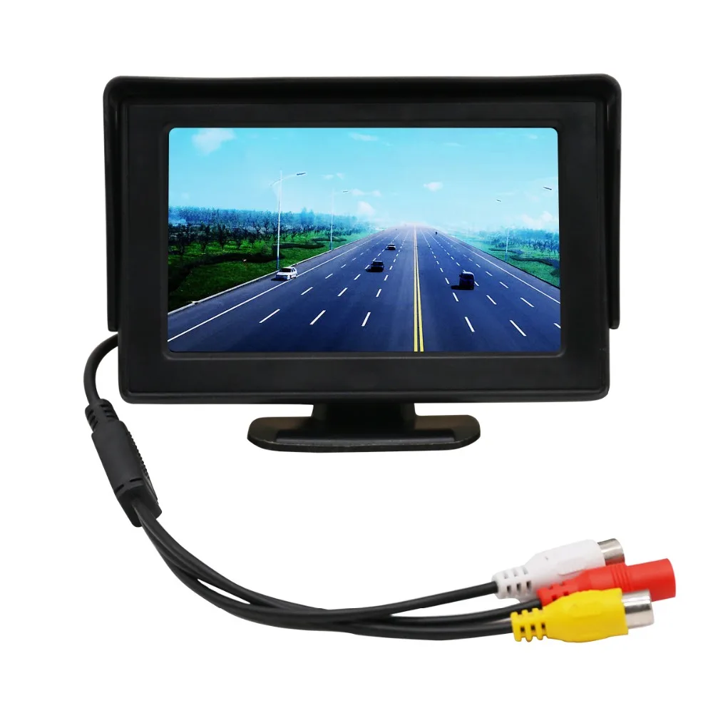
4.3 Inch Wholesale 480*272 Resolution Dual Monitor Truck RearView Rv Tview System Reverse Monitoring 
