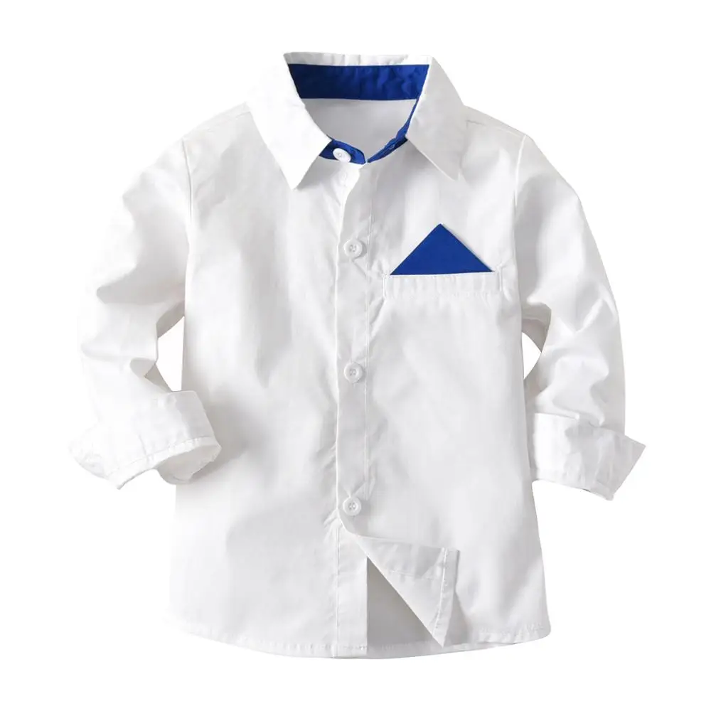 

R&H Boys Cotton Blouse Long Sleeve Children's Flannel Shirt Clothing