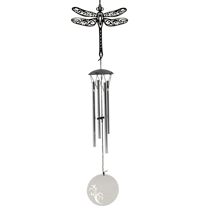 W 5274 New Unique Wall circle Crystal Striker Butterfly Wind Chime