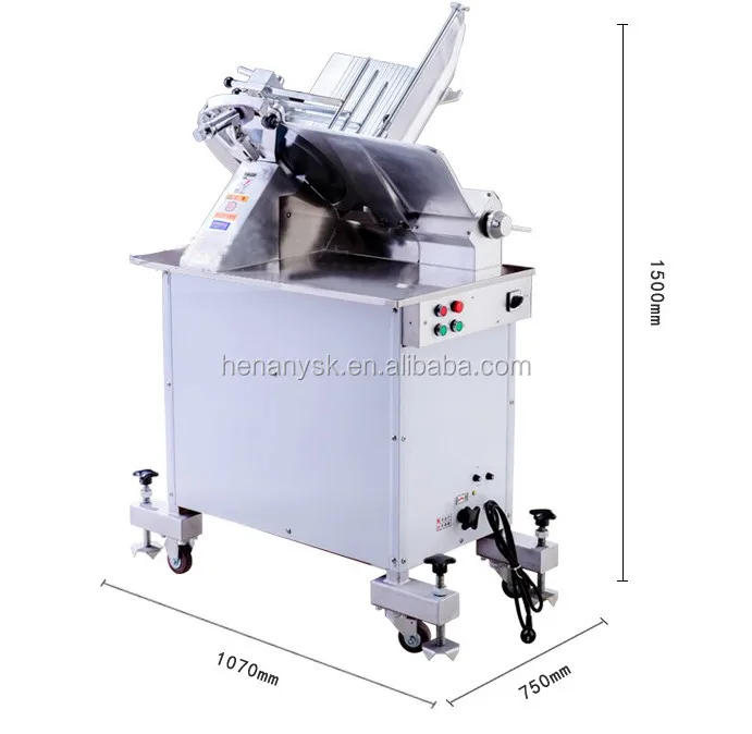 IS-HB350 14 Inch Fully Automatic Adjustable Electric Meat Slicing Mutton Roll Meat Slicer Machine