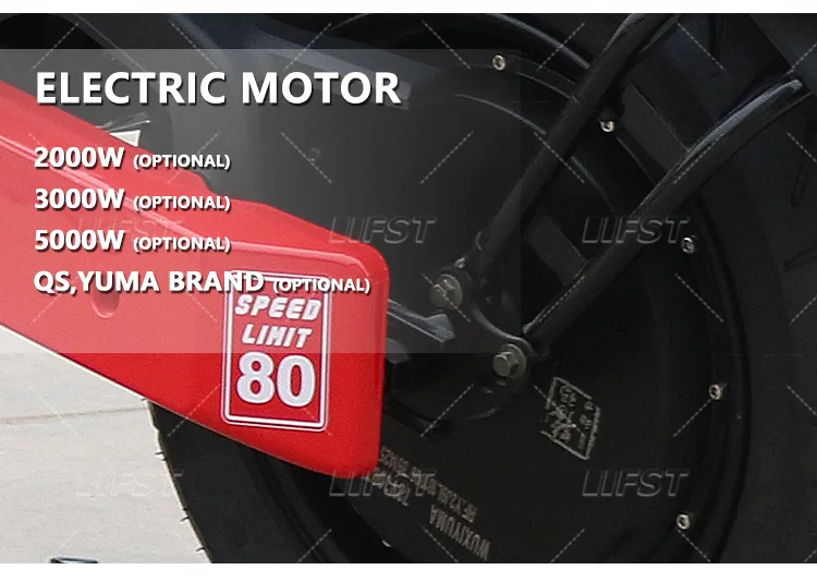 3000w Wattage Brushless Motor Superbike Electric Motorcycle Adults Max