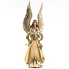 Custom noel nativity religious Christmas resin angel statue with wings