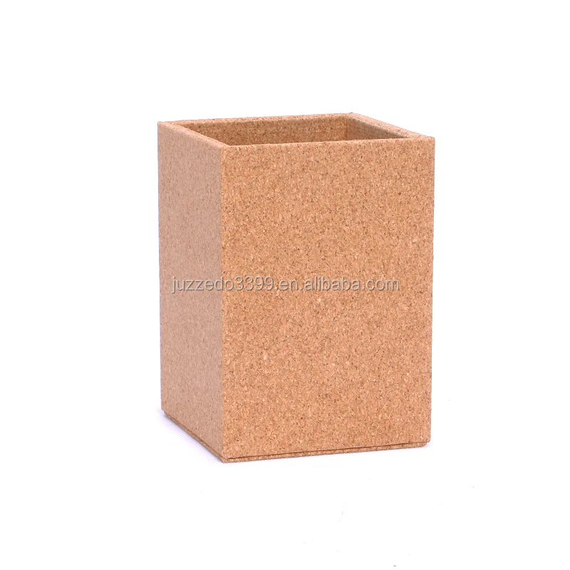 Handmade Waterproof Rectangle Cork Pencil Holder,Wholesale Price