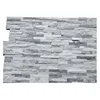 Cheaper Classic Grey White Quartz Marble Culture Stone Cladding Wall Panel for Indoor or Outdoor