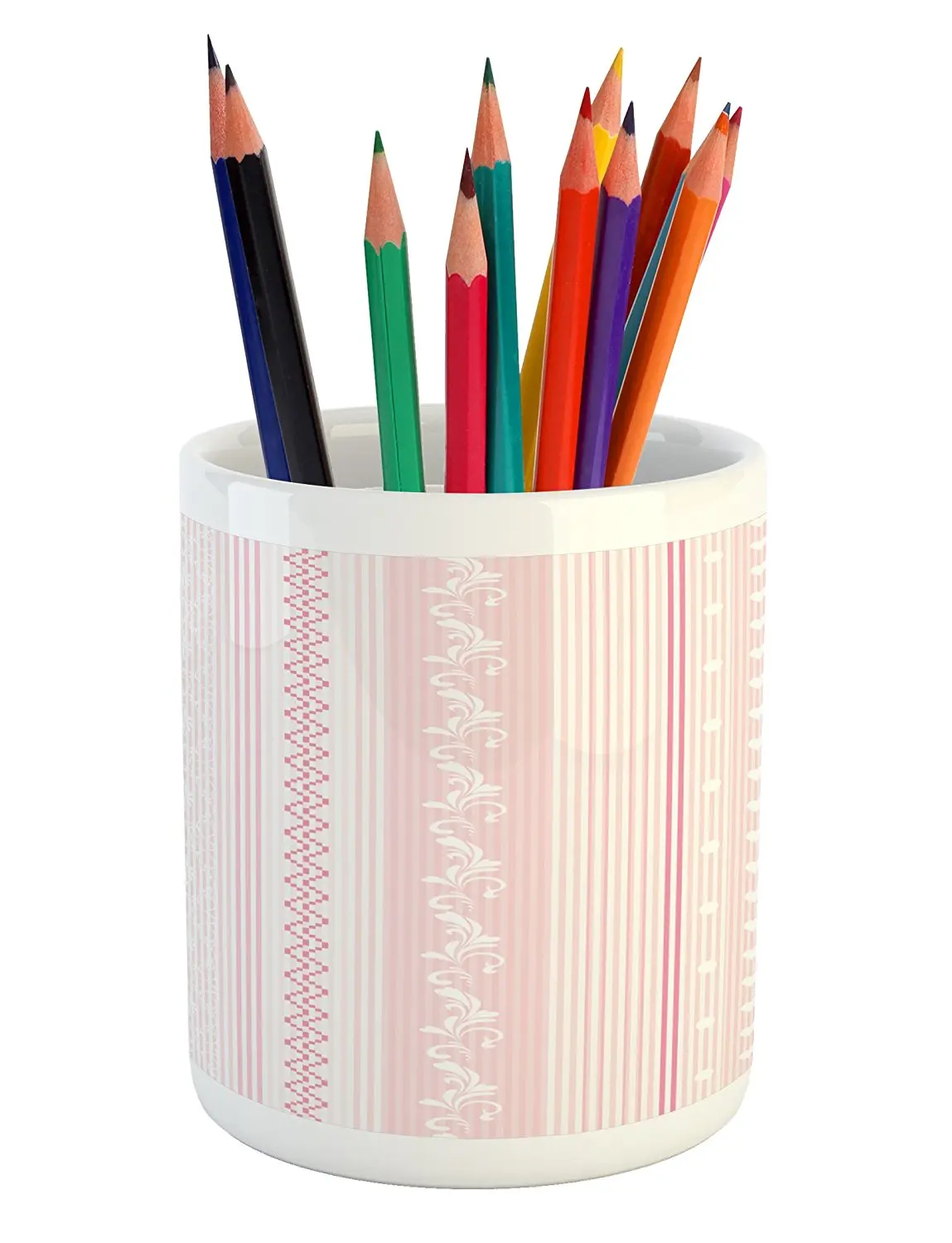 pink pen holder