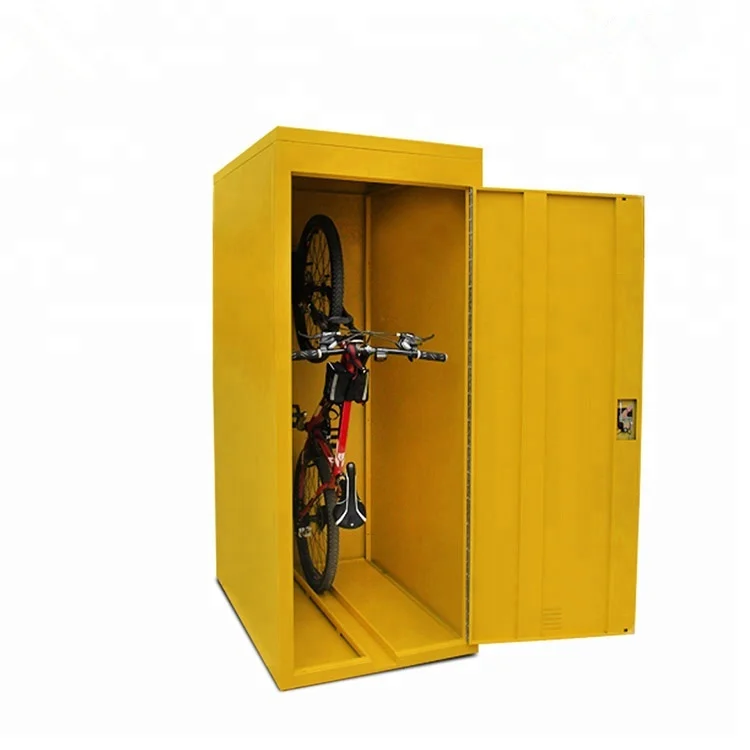Hot Sale Outdoor Furniture Bike Cabinet Steel Vertical Locking