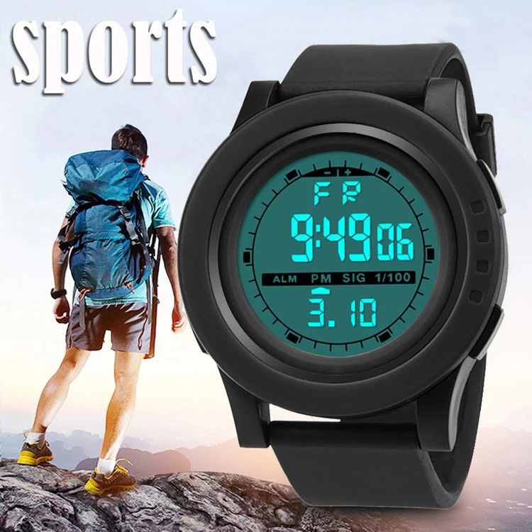 

HONHX 2004 Digital Watch Relogio Masculino Waterproof LED Watches For Men shock watches for men