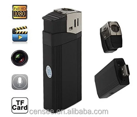 4GB Mini USB Hd 1080P Mini Lighter spy Hidden Camera with Highlighted Flashlight Support Tf Card Lighter DVR Camcorder camera