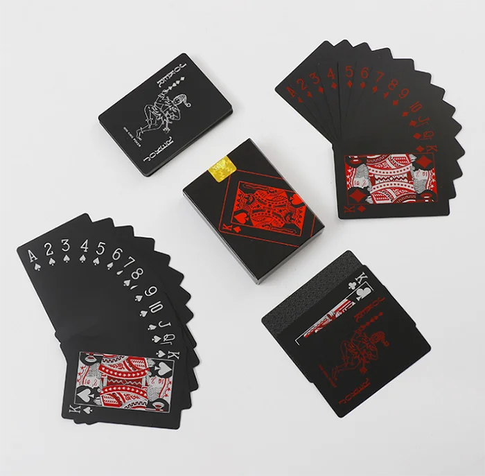 GS-18132 Waterproof Playing Cards PVC Customized Big Size Poker Cards