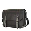China guangdong xinhui factory Brown PU Leather shoulder long strip bag for Man