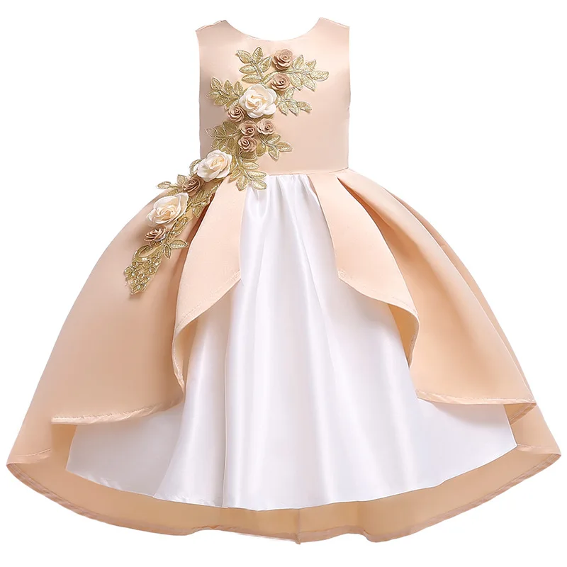 Wholesale 2019 summer sleeveless children girl 7th birthday party  dress