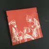 Private Label Heat Sealing Small Cotton Makeup Sponge Pads Pouch Packaging Bag Printed Cosmetic Sample Packet