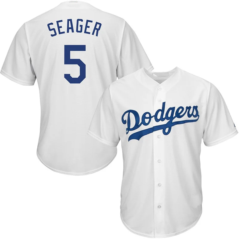 

Los Angeles Dodgers 5 Corey Seager 23 Adrian Gonzalez 66 Yasiel Puig 31 Joc Pederson baseball
