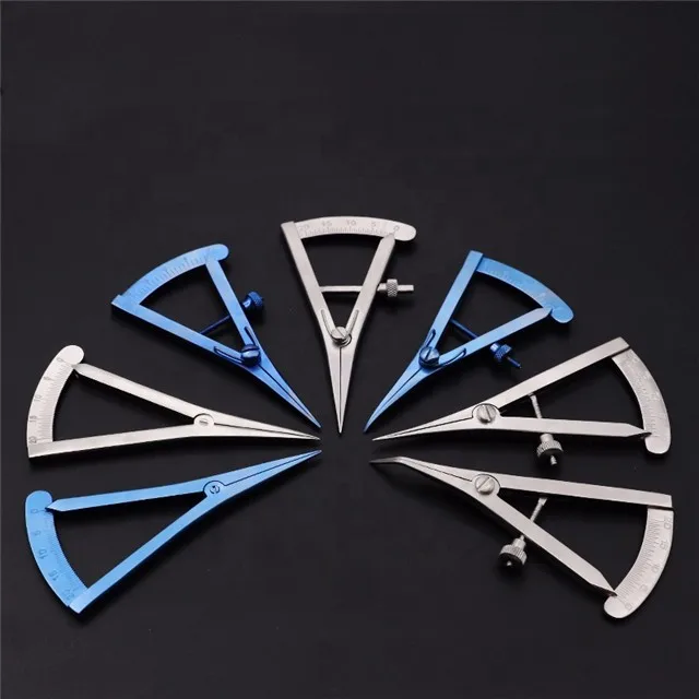 Ophthalmic Eye Surgical Instruments 8.5cm Eye Gauge Castroviejo Caliper