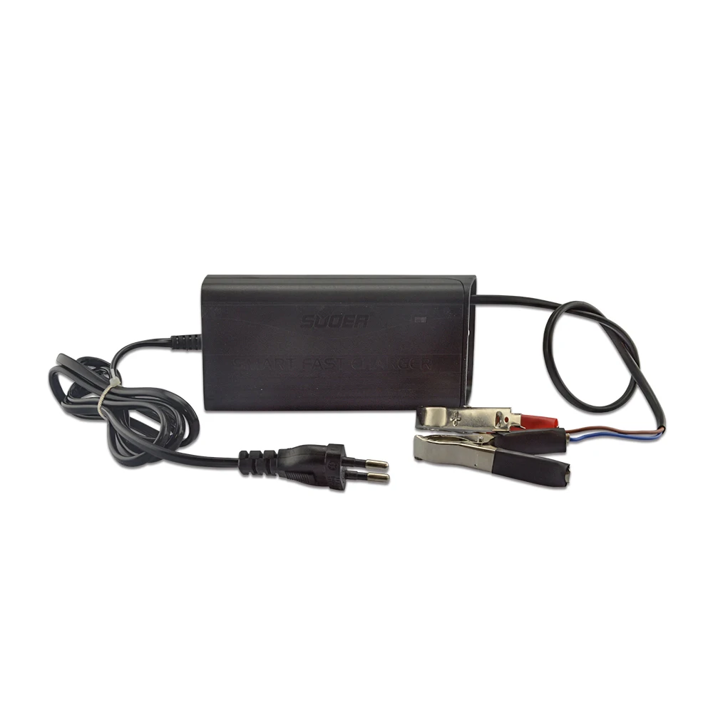 Suoer 12V 5A mini portable lead acid car battery charger