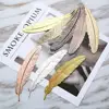 Wholesale Metal Feather Bookmarks Assorted Metal Bookmark Feather Shape Book Marker for Adults and Kids