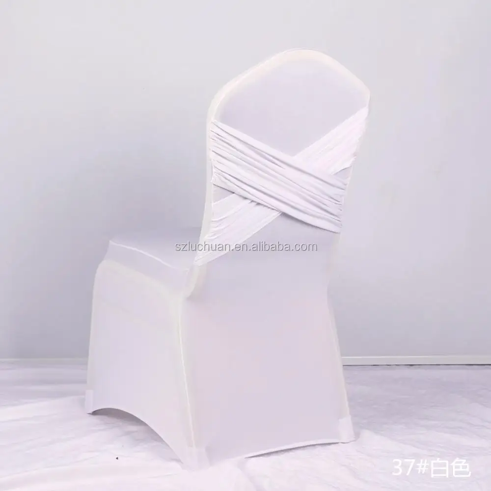 Wedding Chair Decoration White Angel Wing Chair Covers Spandex
