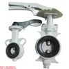A216 WCB central wafer type worm gear butterfly valve body manufacturer