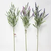 Innovative design junjle theme party long stem lavender garden decor plant arch wall decor artificial tree without leaves