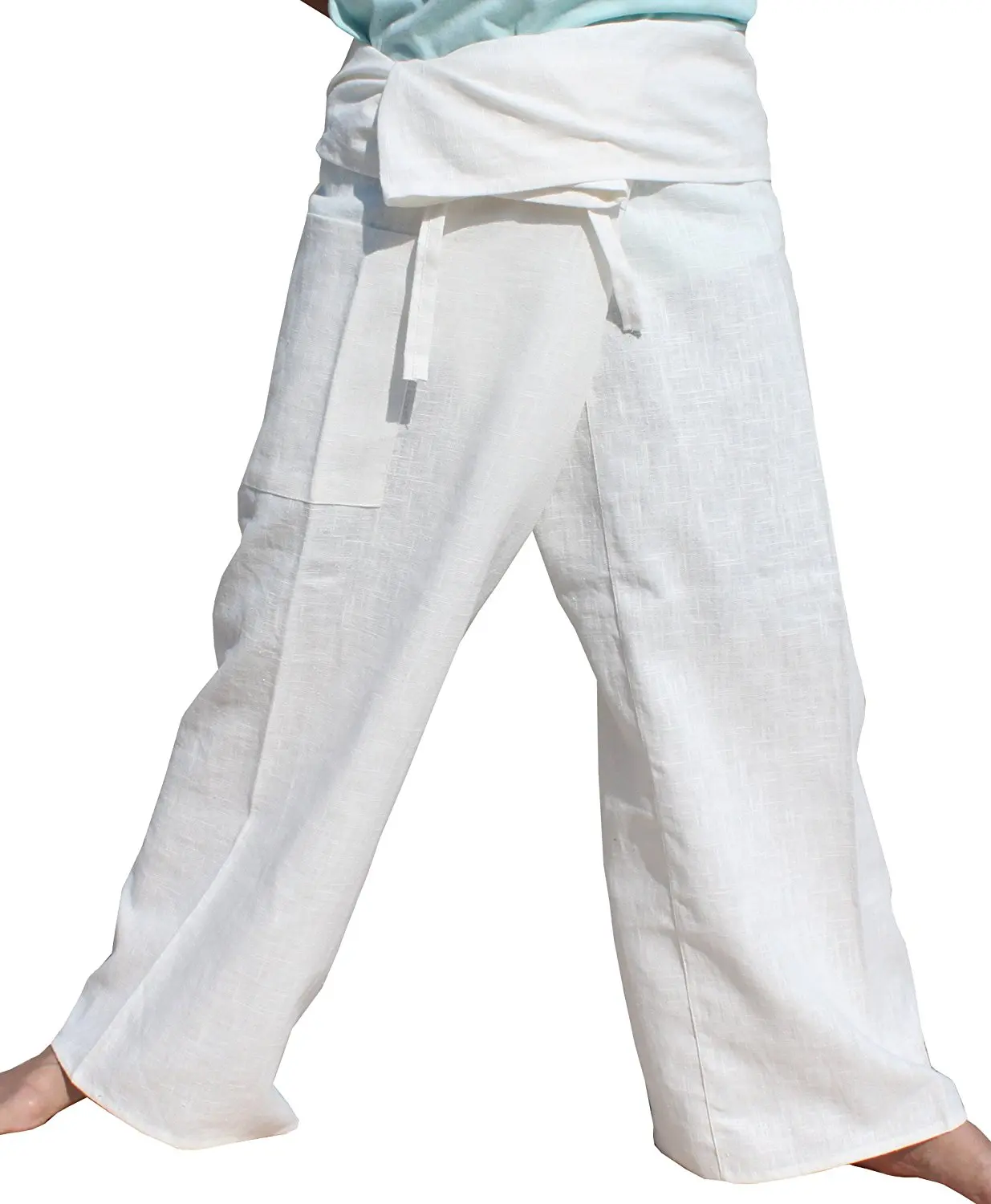 RaanPahMuang Thin Ramee Linen Chinese Collar Short Sleeve Shirt