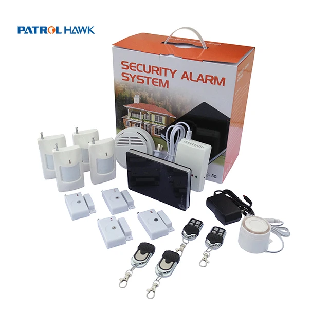 Indepently arm/ disarm gsm intelligent home intruder security alarm system remote control by phone PH-G1L