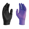 Hospital Sanitary Articles Black Disposable Latex Nitrile Gloves