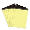 Clip art yellow legal size perforated writing note pad