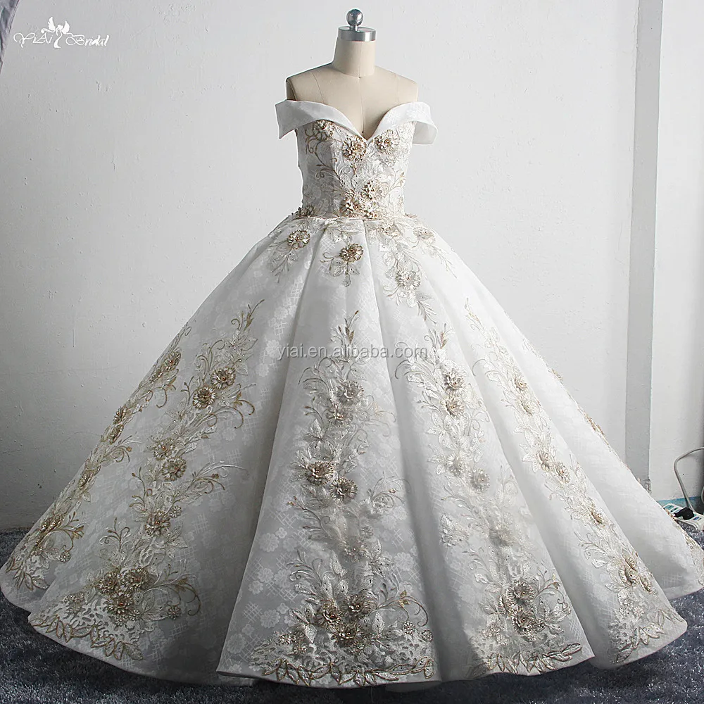 Rsw1500 China Suzhou Custom Made Off Shoulder Bridal Ball Gown White ...