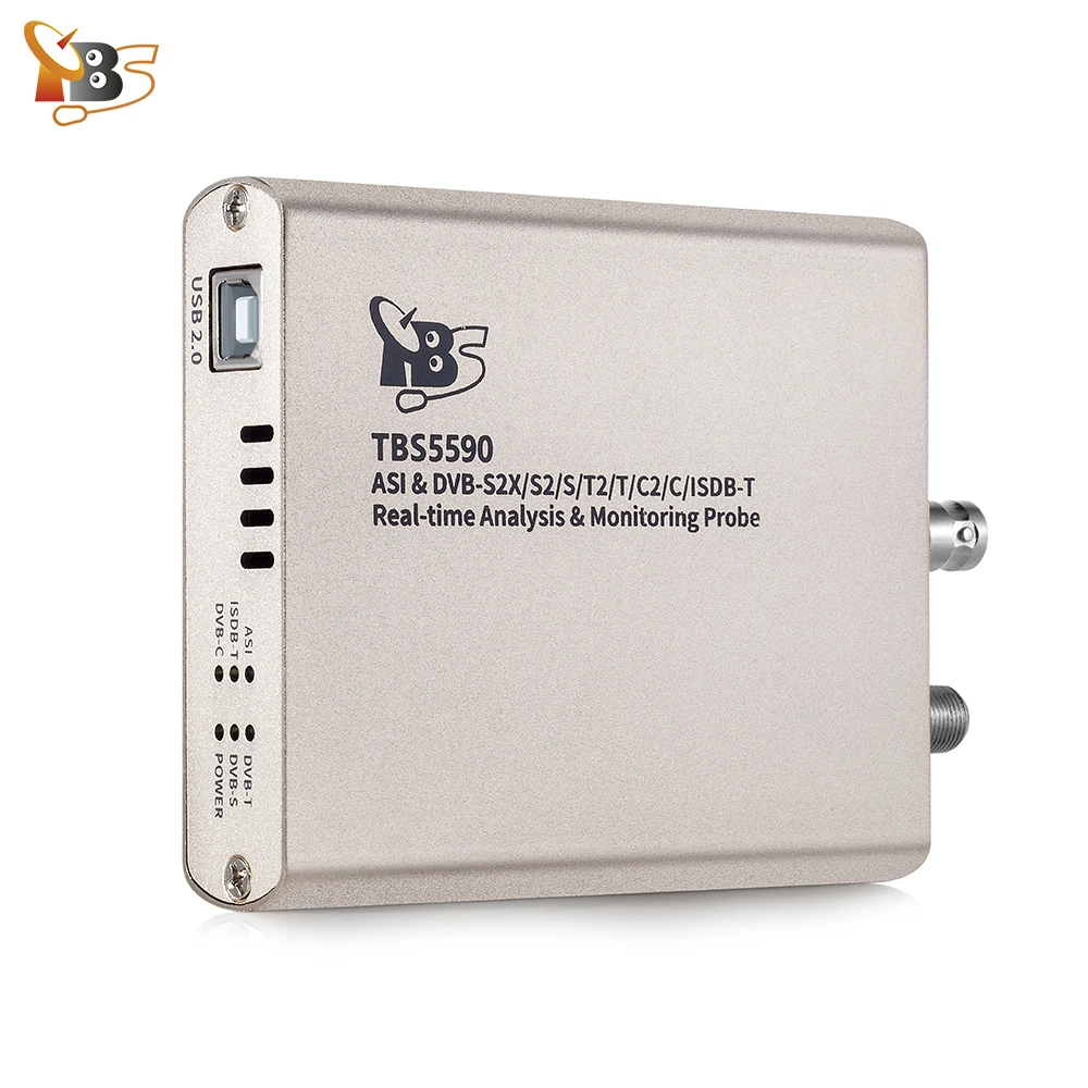 
TBS5590 Multi-standard DVB-S2 DVB-T2 DVB-C ISDB-T Real-time Analysis & Monitoring Probe 