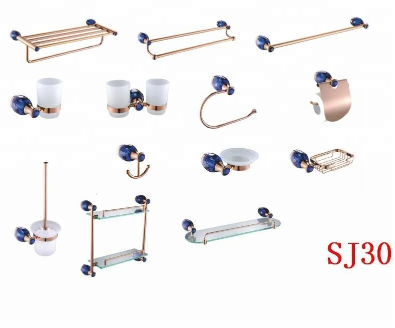 
Bathroom Single Cup Aggravated Rose Gold Tumbler Holder Wall Mounted Bathroom Accessories PATE 