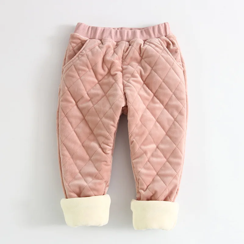 

Kids Cotton Pants Unisex Boys Girls Elastic Waist Winter Sport Trousers Baby Sweatpants Infant Plaid Pants, Gray;black;pink;navy