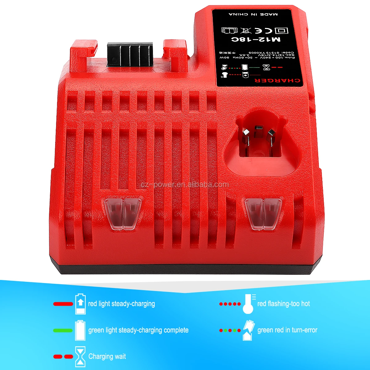 100240v Power Tool Battery Charger For Milwaukee 12v 18v M18 M12