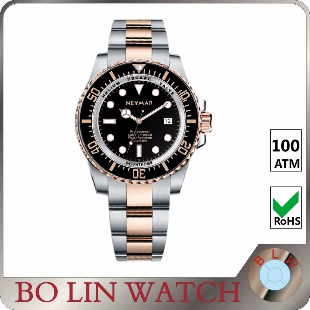 High quality mens custom brand mechanical wrist watch