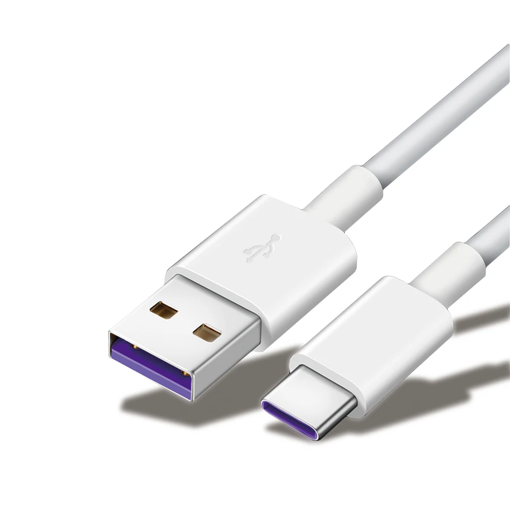 

TD-LTE OEM High Speed 3A TPE Material fast charging USB cable for Type C, White