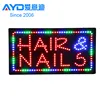 Hot Cake Indoor LED Display LED Flasher Hair & Nails Shop LED Advertising Screen Factory Supplier