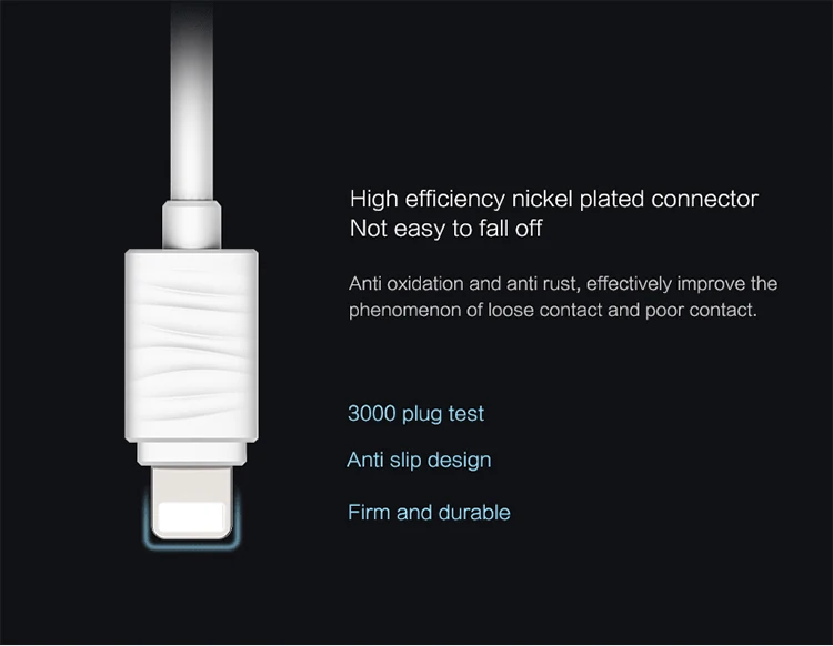 Joyroom Waves Series TPE 2.0A Fast USB Data Sync Charger 8 pin usb Charging Cable for iPhone X 8 8 plus 7 6 5 se - ANKUX.COM