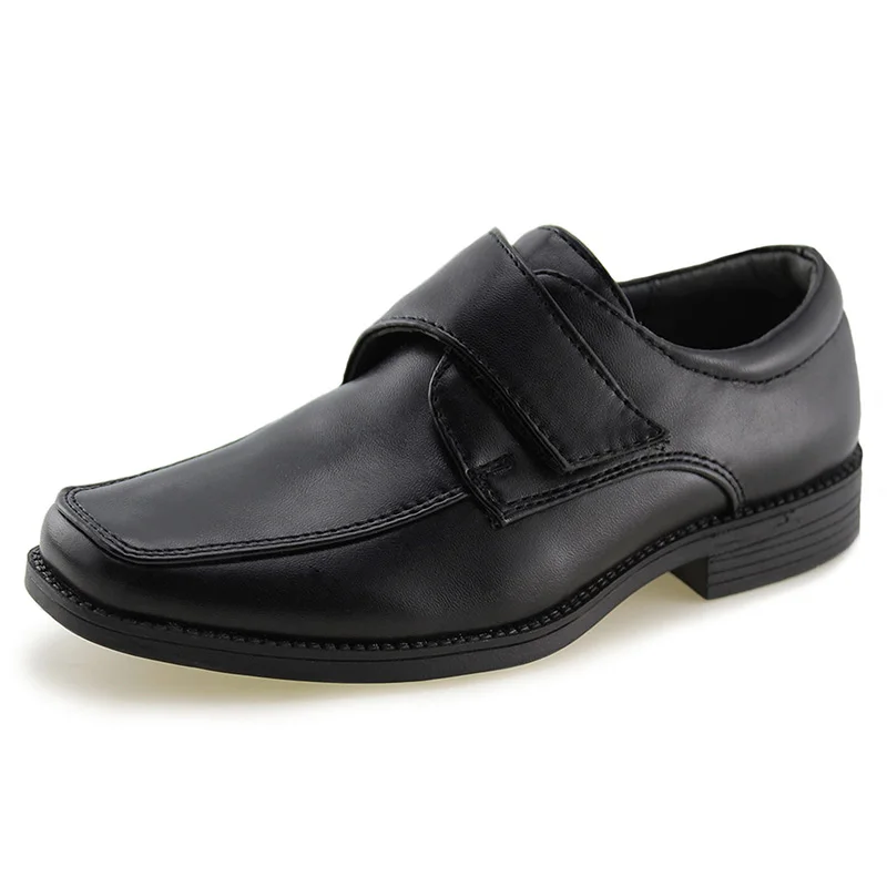 School Shoes Black Kids Lace-up Comfort Dress Oxford Boys Uniform Shoes ...