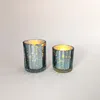 Glass candle holder bubble bowl