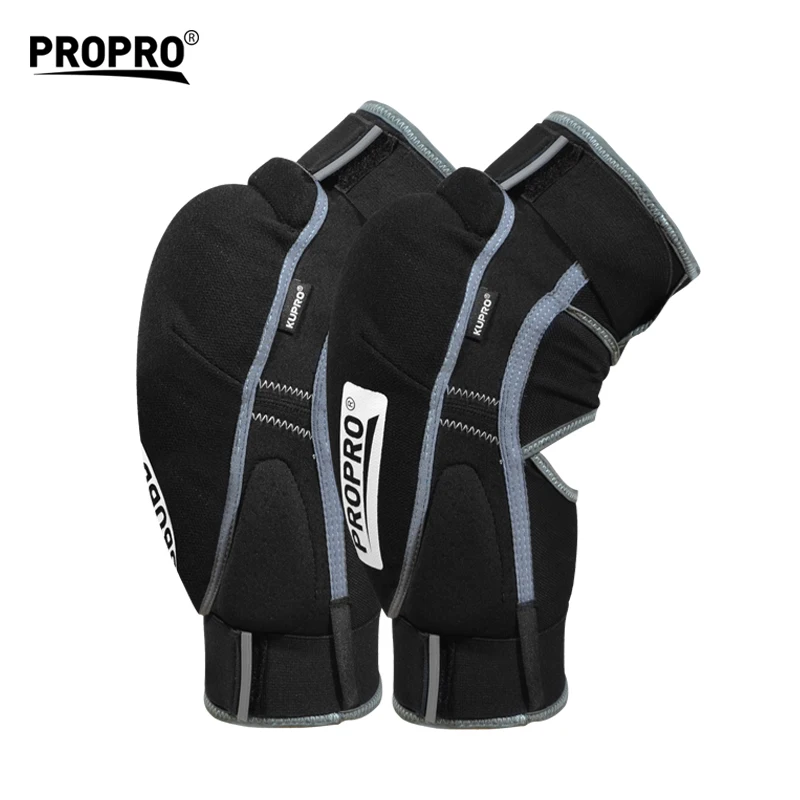

PROPRO high quality SGS Certified Knee and elbow Protection Set with KUPRO inner pad for MTB Cycling sports, Black