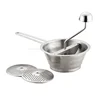 Stainless Steel Food Fruit and Vegetable mill with 2 Discs