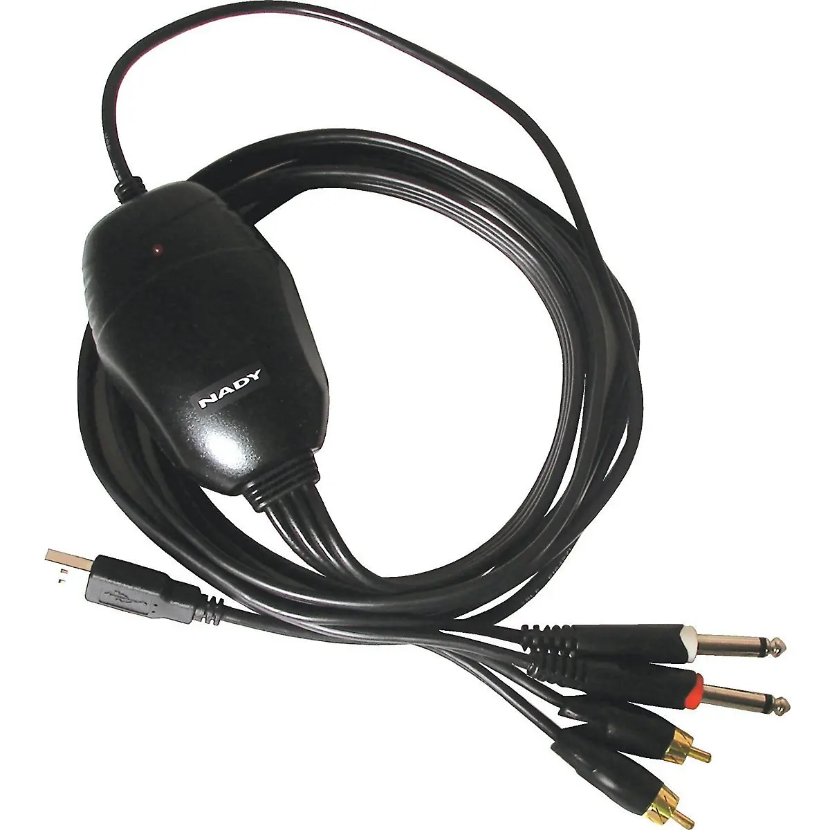 Nady UIC-83PR USB Interface Cable - Two 1/4 Inch Phono In/2 RCA Out