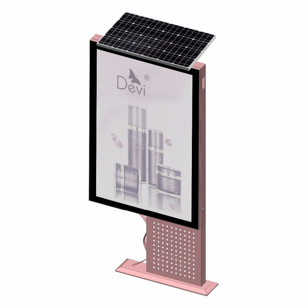 product-Outdoor Advertising Equipment Static Solar Light Box Mupi-YEROO-img