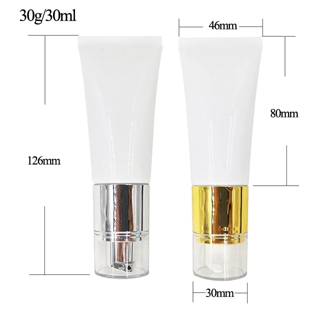

Fuyun BB Cream Packaging Cosmetic Plastic Airless Pump Container Tube With Cap