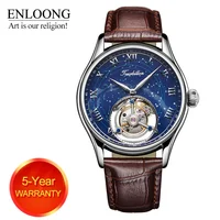 

ENLOONG Real Tourbillon Luxury Mens Watch with Flying Tourbillon Movement Sapphire Mechanical man wrist watch oem watch luxury
